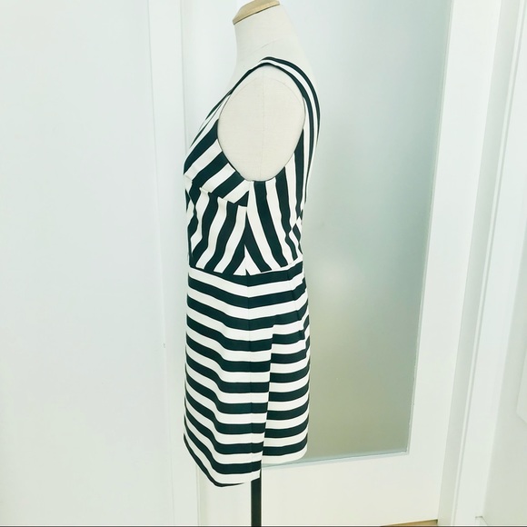 Zara skort black/white striped romper jumpsuit - Picture 2 of 7